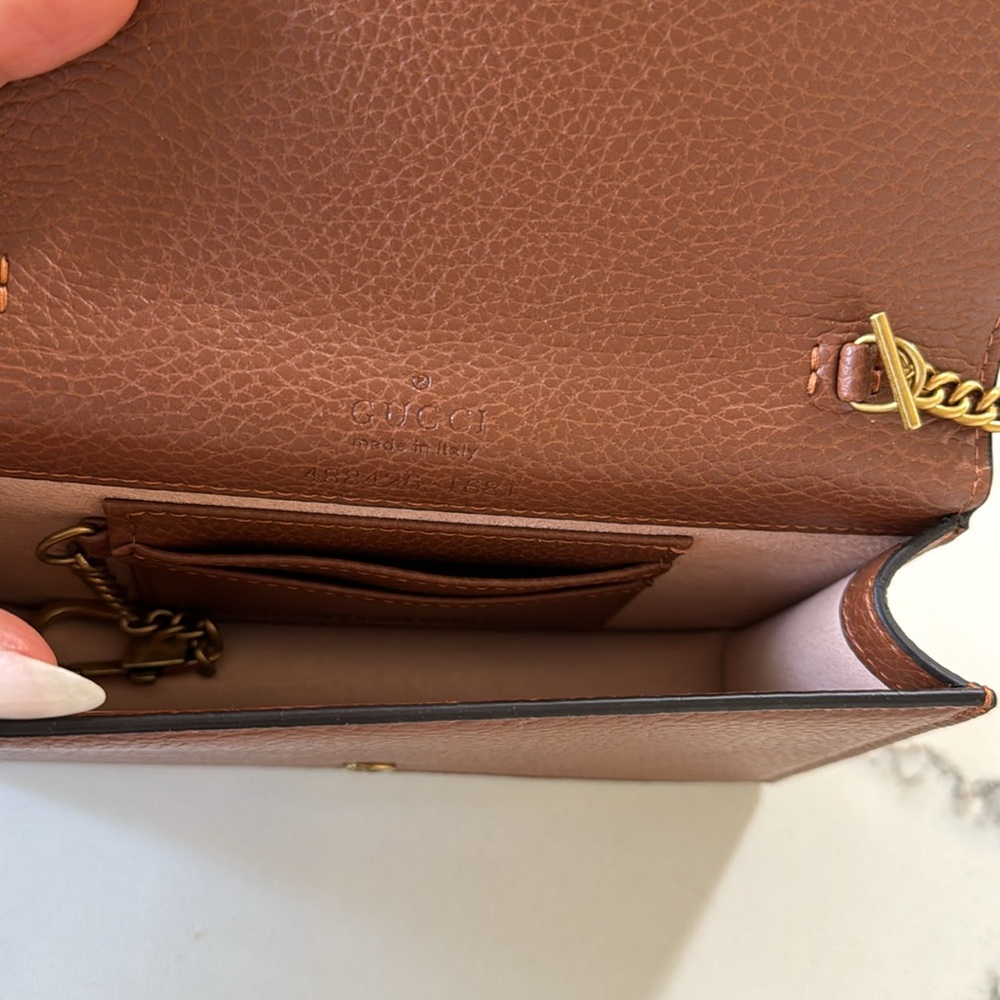 G G wallet crossbody purse clutch denim gold - Picture 9 of 14